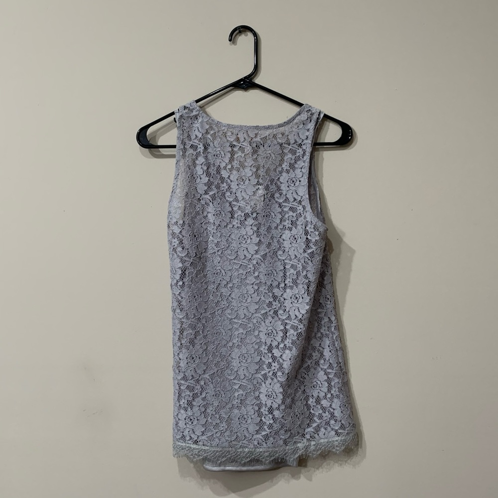 Laundry by shelli segal sleeveless flower lace top